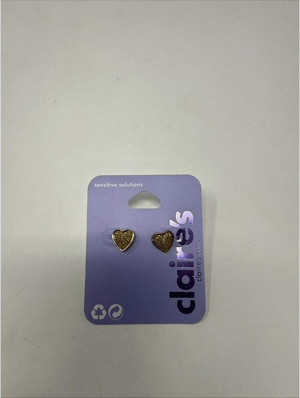 Green Heart Earrings Claire’s